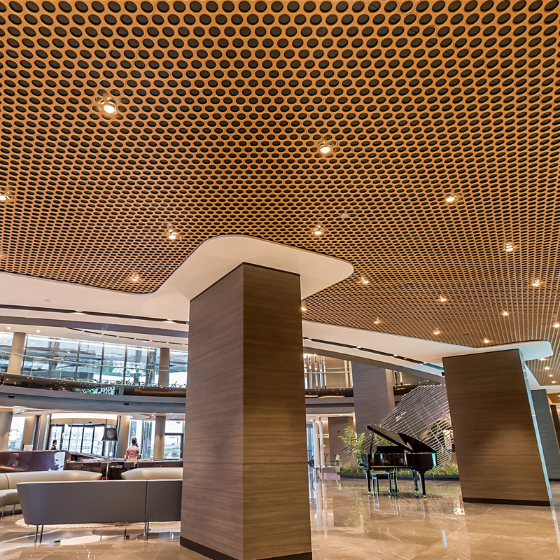 Australia Aluminum Perforated Ceiling Panels for Acoustic and Aesthetic Interior Cladding