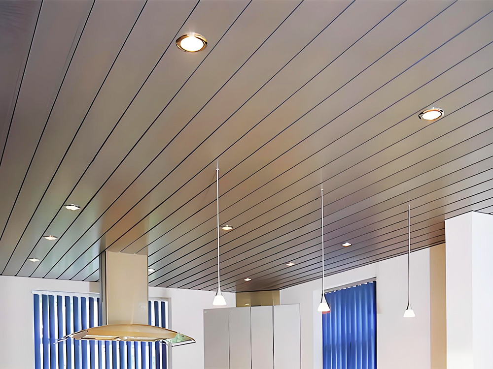 P3 H-Plank Strip Ceiling System Aluminum False Panel Customized Metal Ceiling