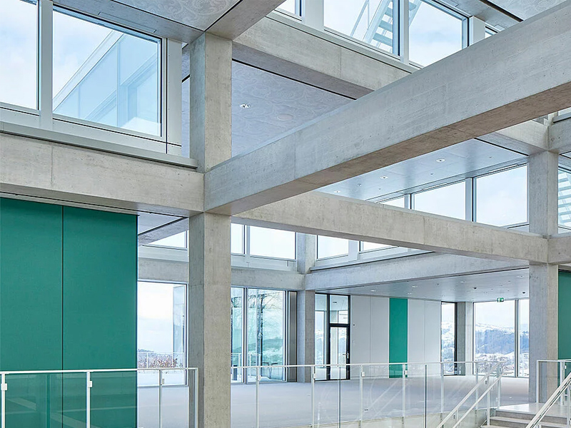  HSG Learning Center SQUARE, St. Gallen Metal Ceiling System Aluminum False Panel