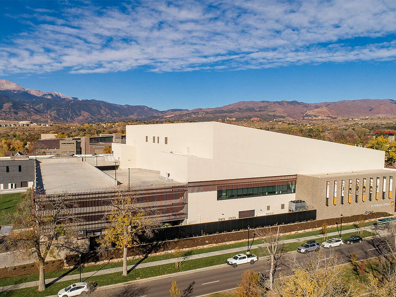 Ed Robson Arena, Colorado Springs Metal Ceiling System Aluminum False Panels