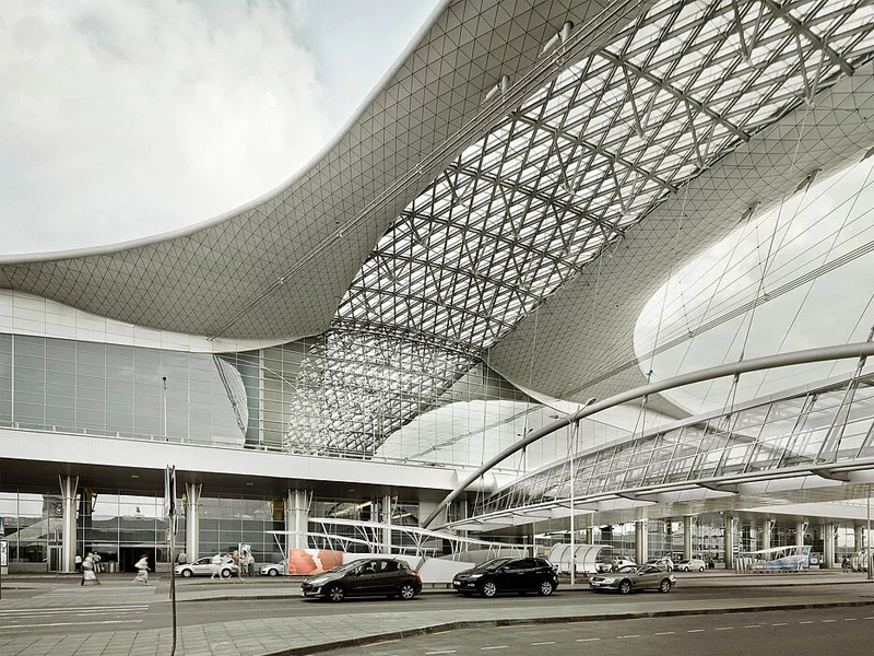 Sheremetyevo International Airport, Terminal D Metal Ceiling System Aluminum