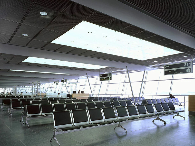  Stuttgart Airport, Terminal 3, Stuttgart Aluminum False Panels Metal Ceiling