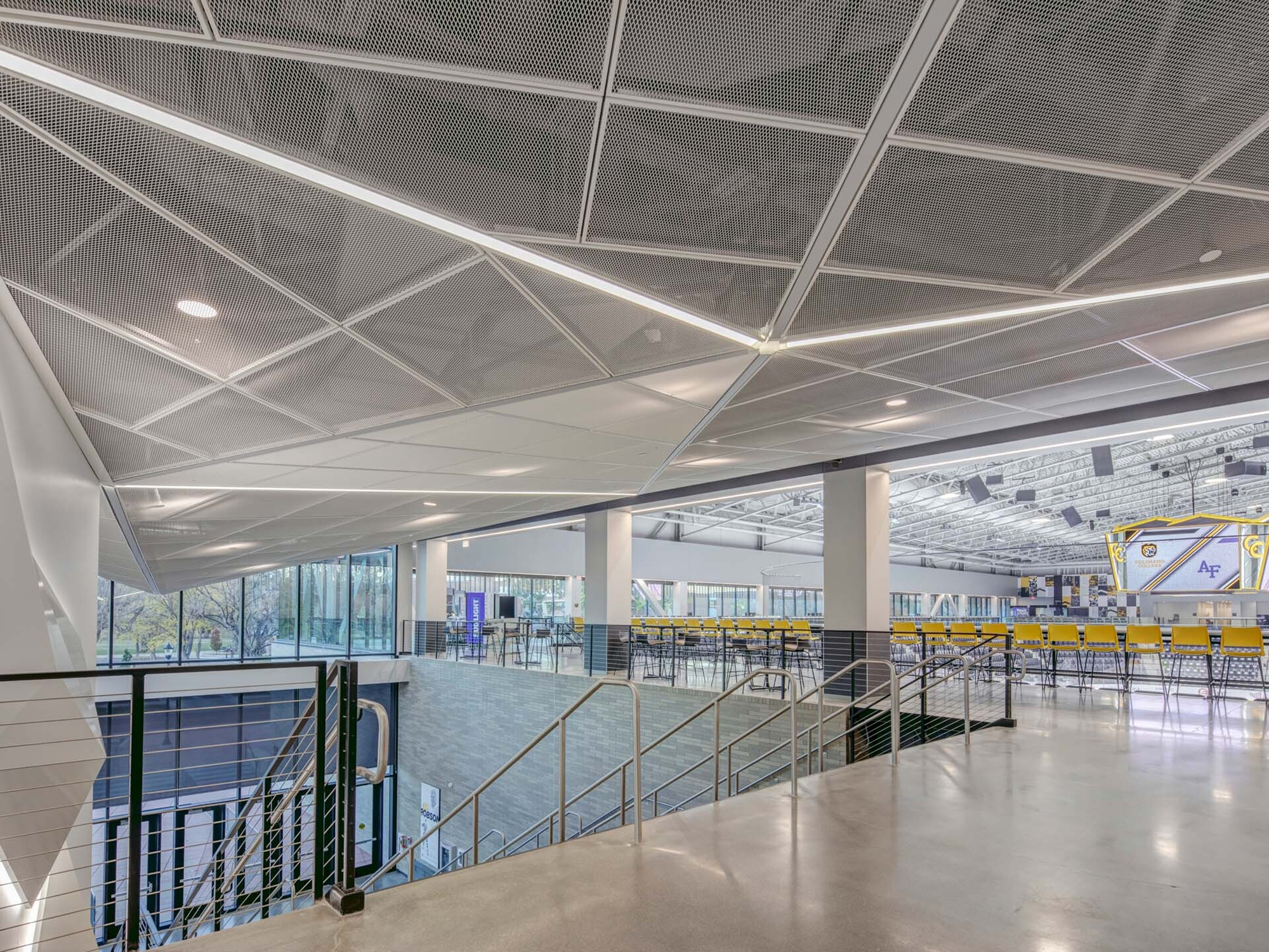 Ed Robson Arena, Colorado Springs Metal Ceiling System Aluminum False Panels