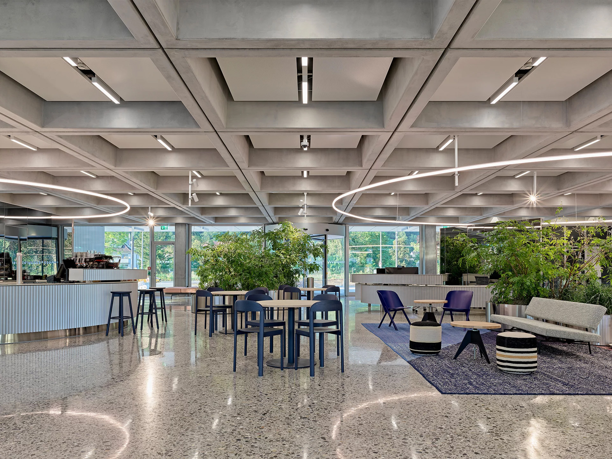 Roche FRITZ building, Grenzach-Wyhlen Metal Panel Aluminum False Ceiling