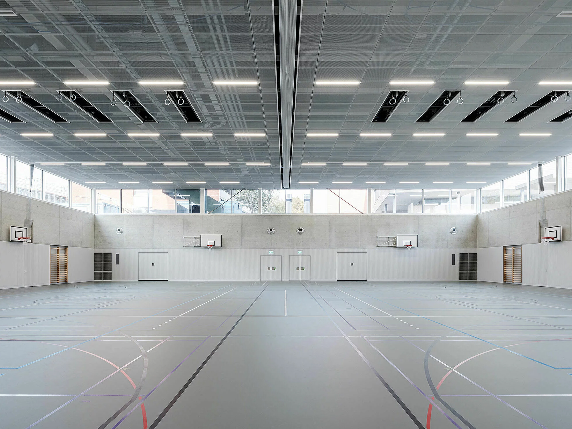 Secondary school in Grüze 5, Dübendorf  Metal Ceiling Tiles Aluminum False Panels