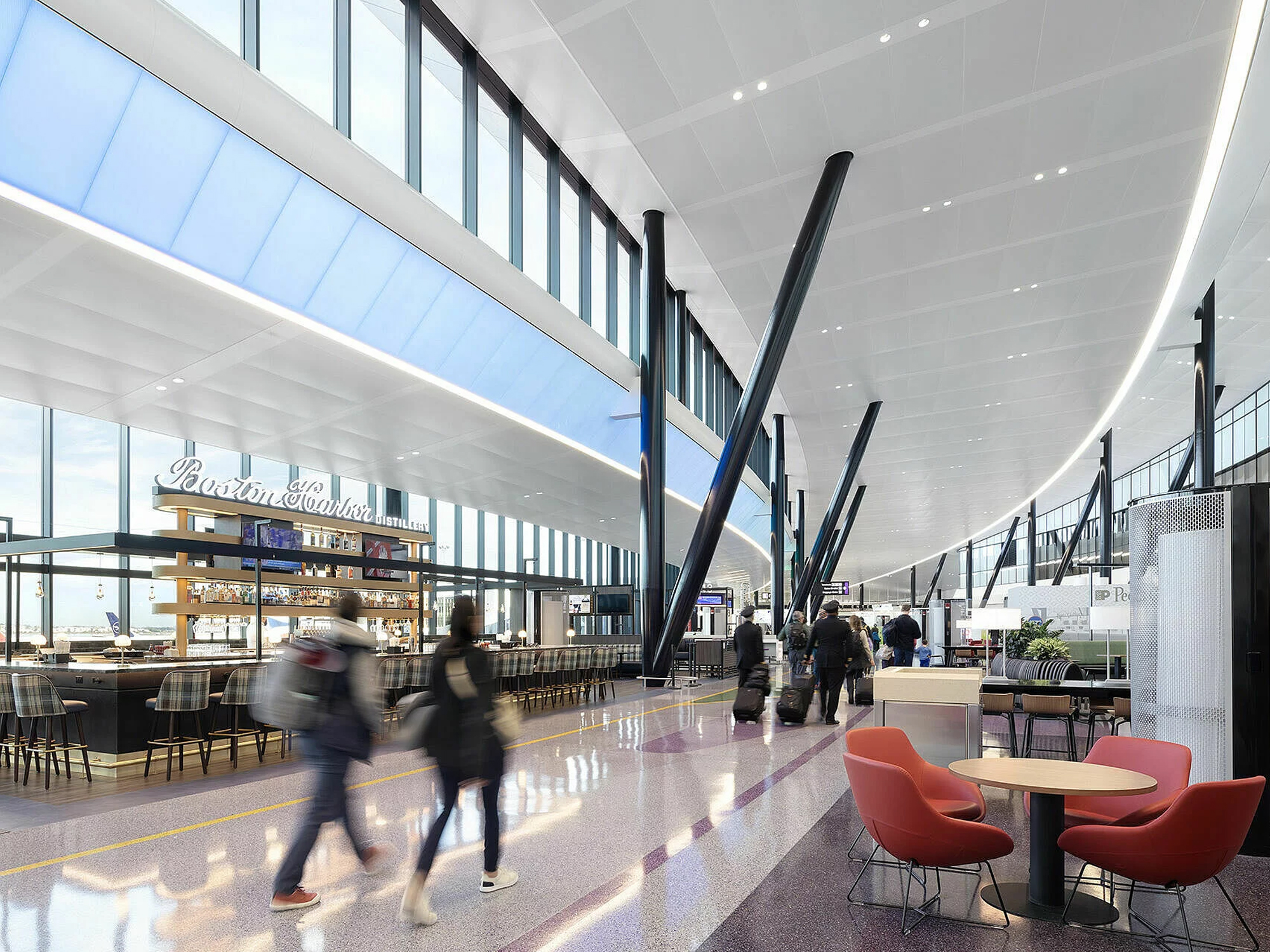 Boston Logan International Airport, Boston Metal Ceiling System Aluminum False Panels