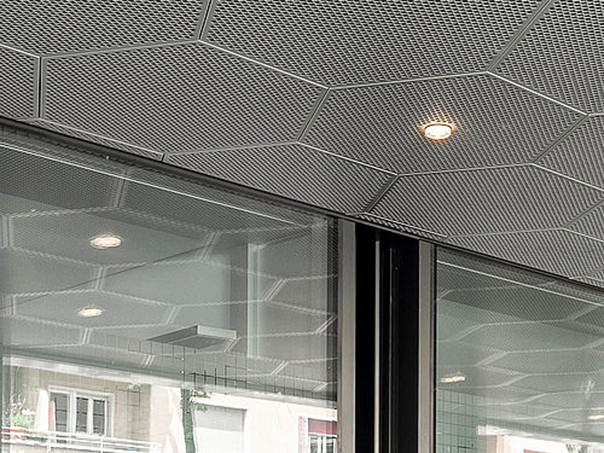 Hexagonal Grid Ceiling  Aluminum Ceiling METAL PANELS