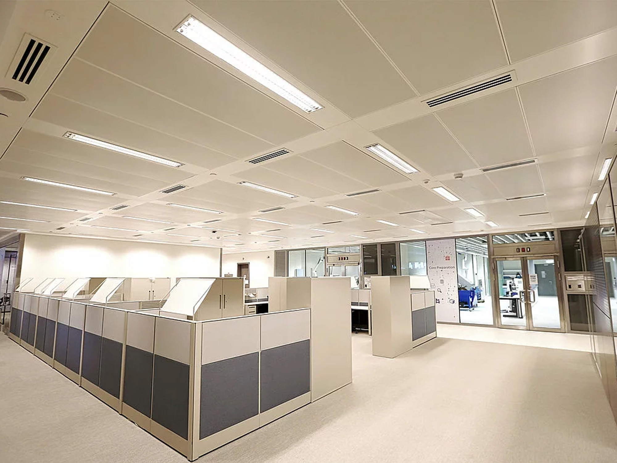 Petroleum Institute Research Center Aluminum Metal Ceiling  Aluminum Linear Metal Ceiling  Customized Ceiling