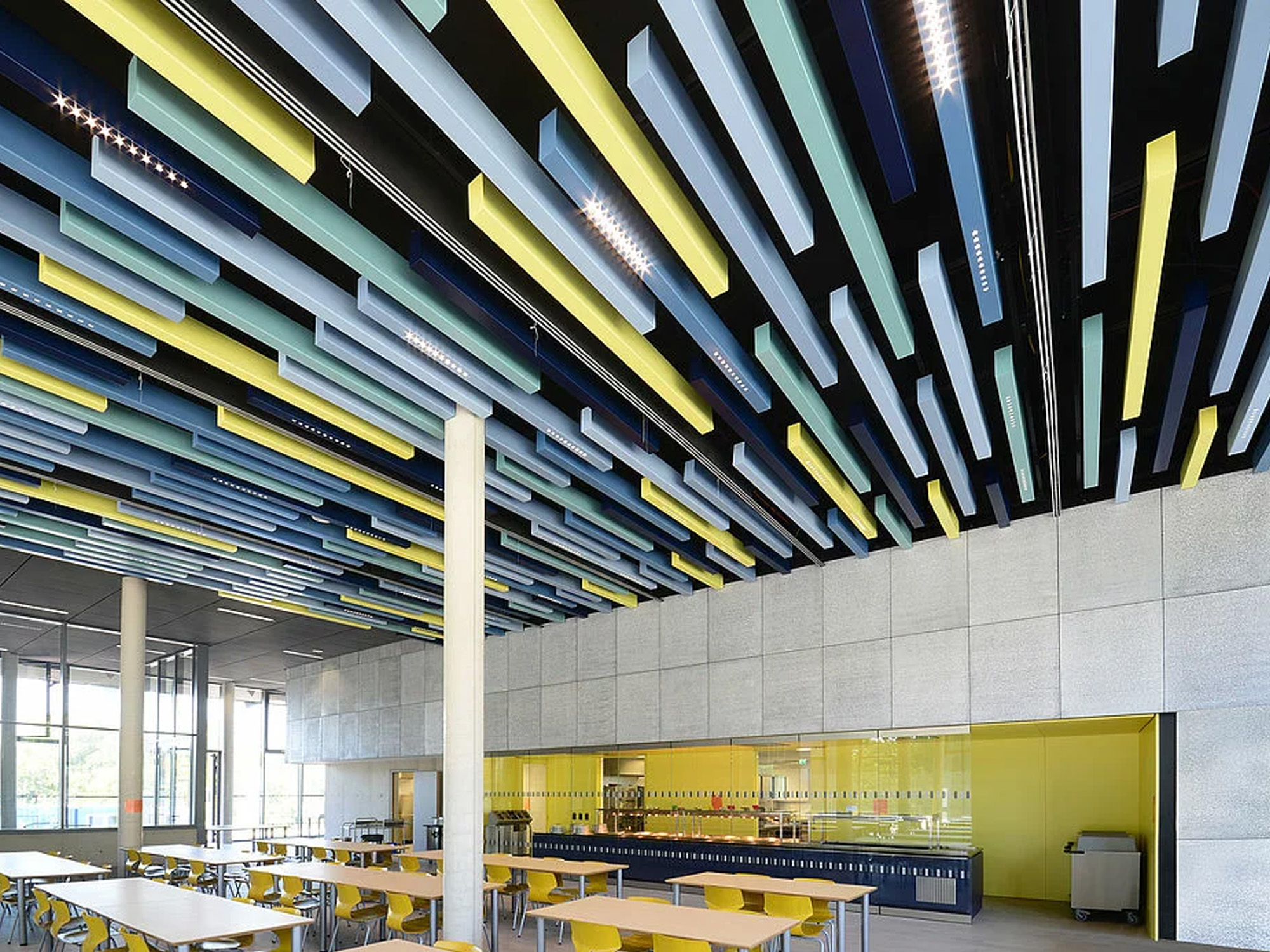 Grammar School Aluminum False Ceiling Panel Strip Ceiling Perforated Metal Ceiling