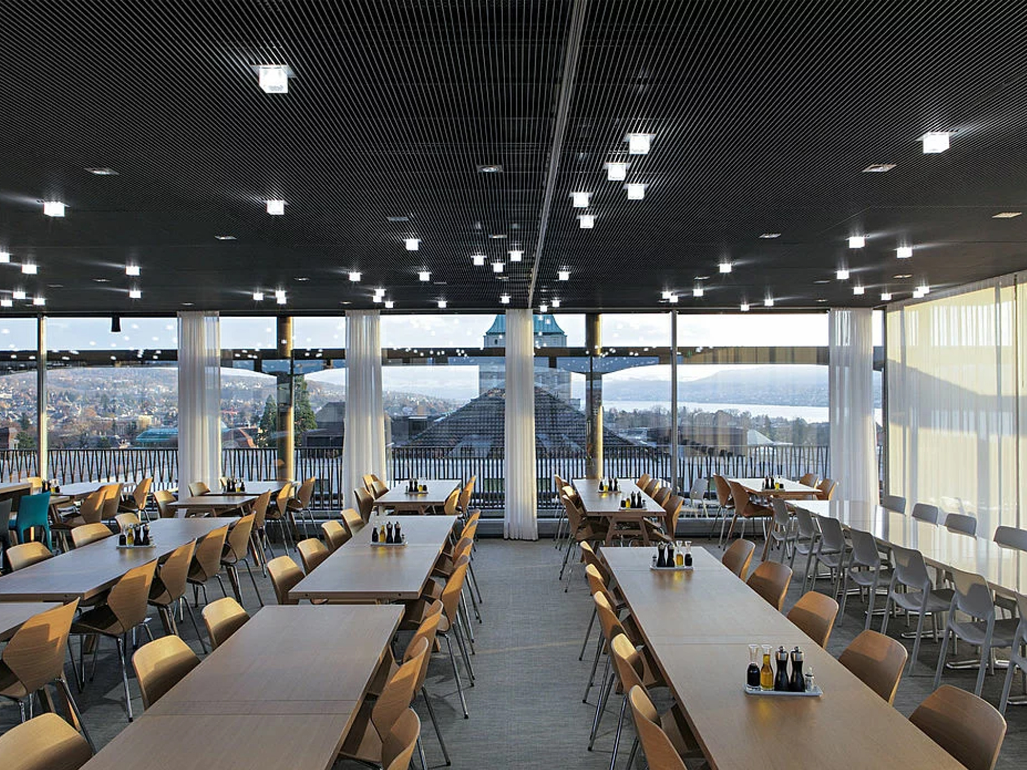 Restaurant METAL PANELS Aluminum False Ceiling Panel OPEN GRID CEILING SYSTEMS