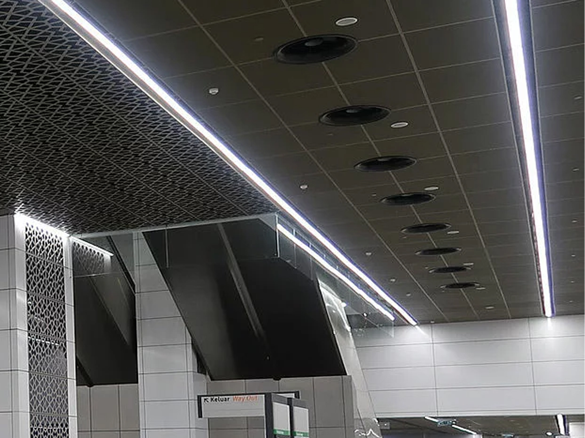 Subway stations Aluminum False Ceiling Panel Aluminum Ceiling Metal Aluminum Ceiling