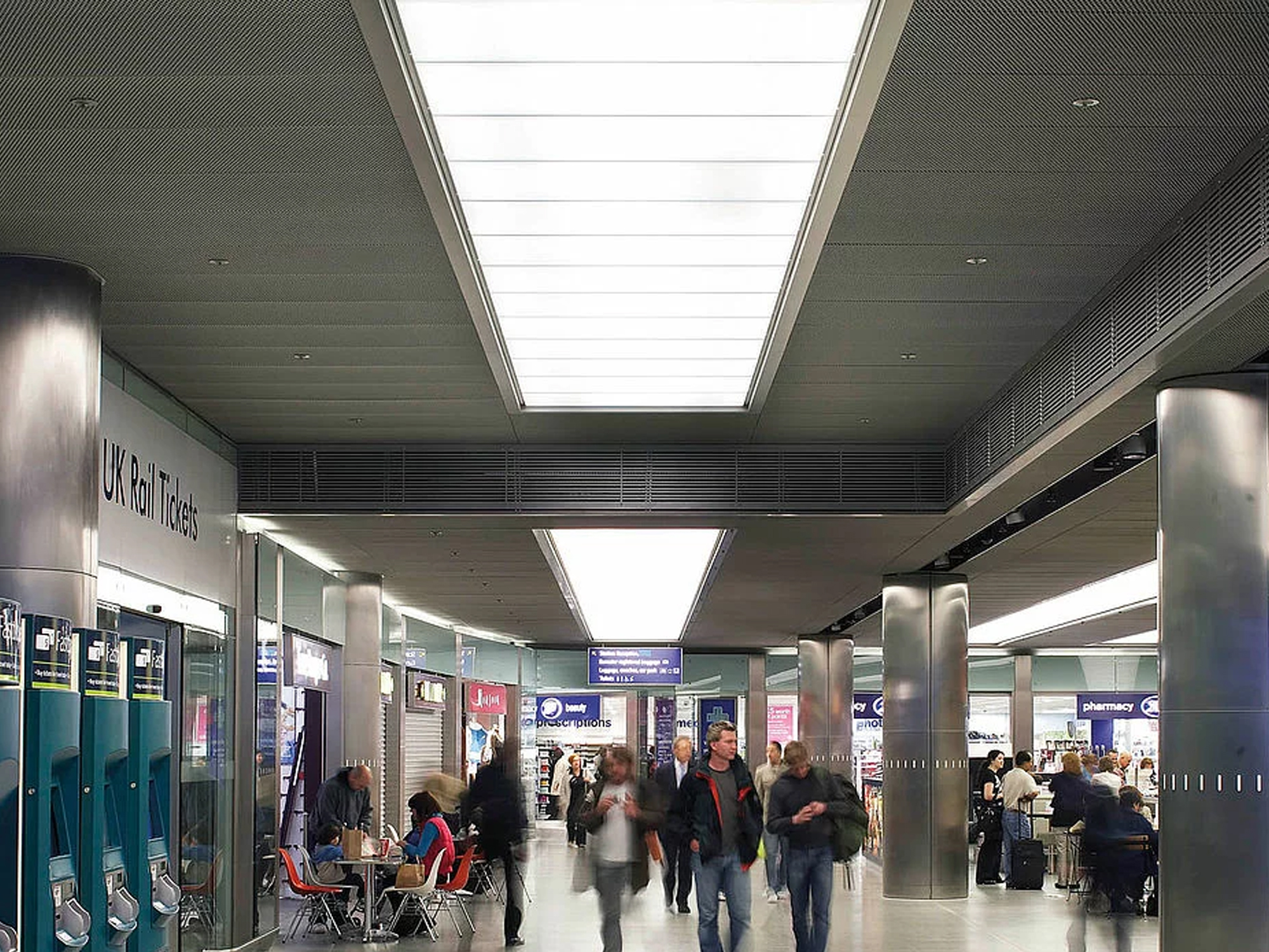 International Station METAL PANELS Aluminum False Ceiling Panel Customized Ceiling