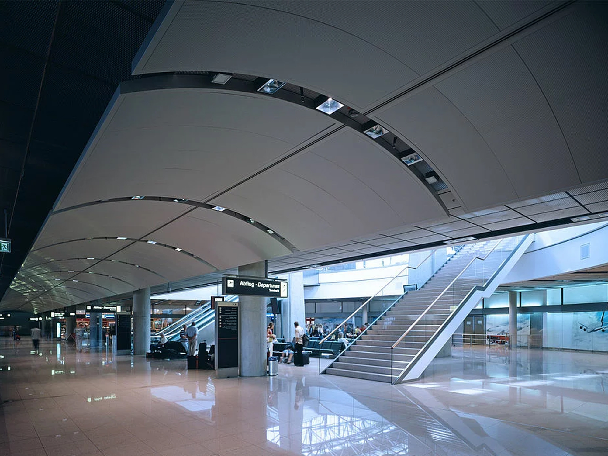 Hamburg Airport METAL PANELS Aluminum False Ceiling Panel Aluminum Panel