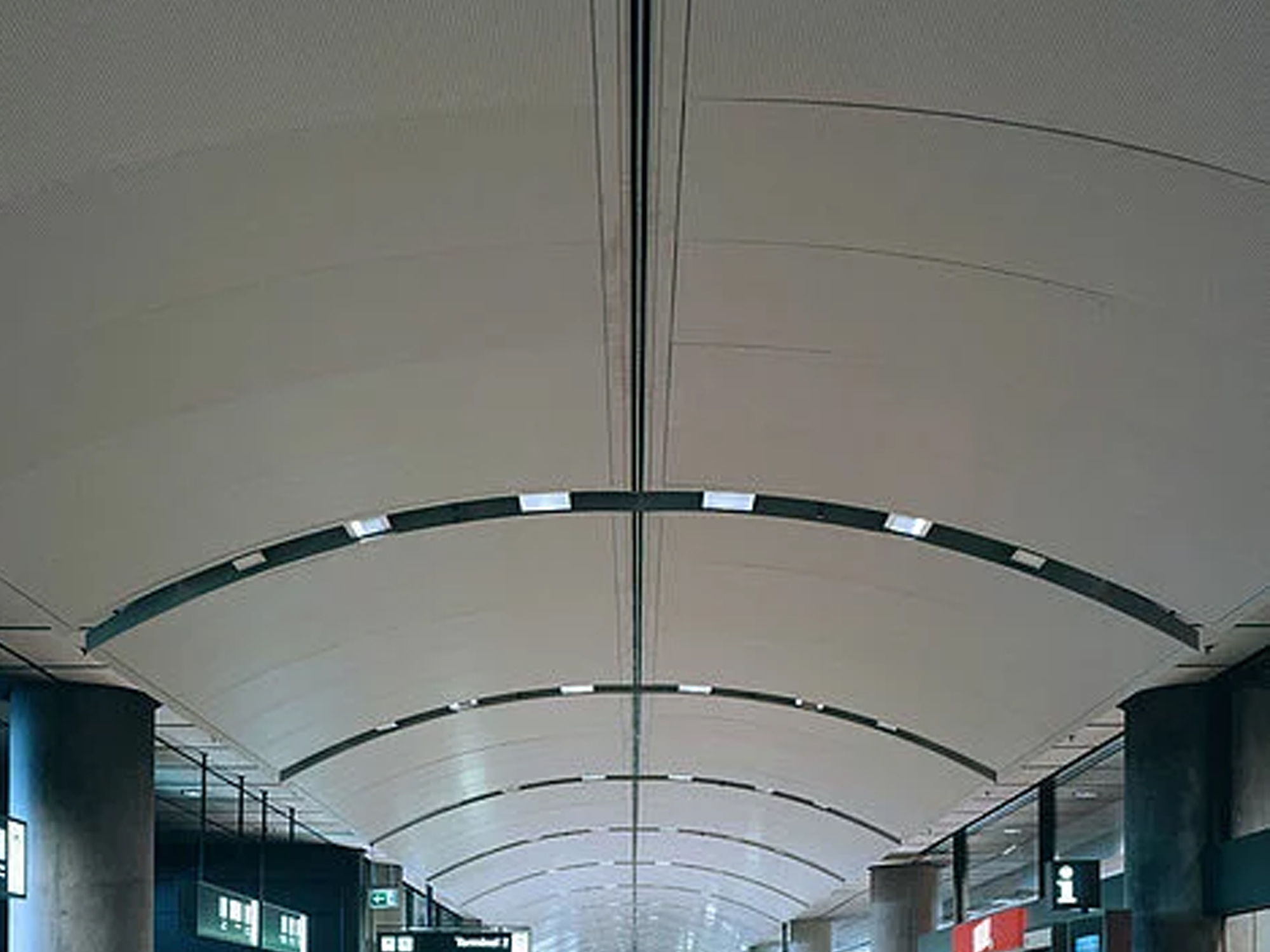 Hamburg Airport METAL PANELS Aluminum False Ceiling Panel Aluminum Panel