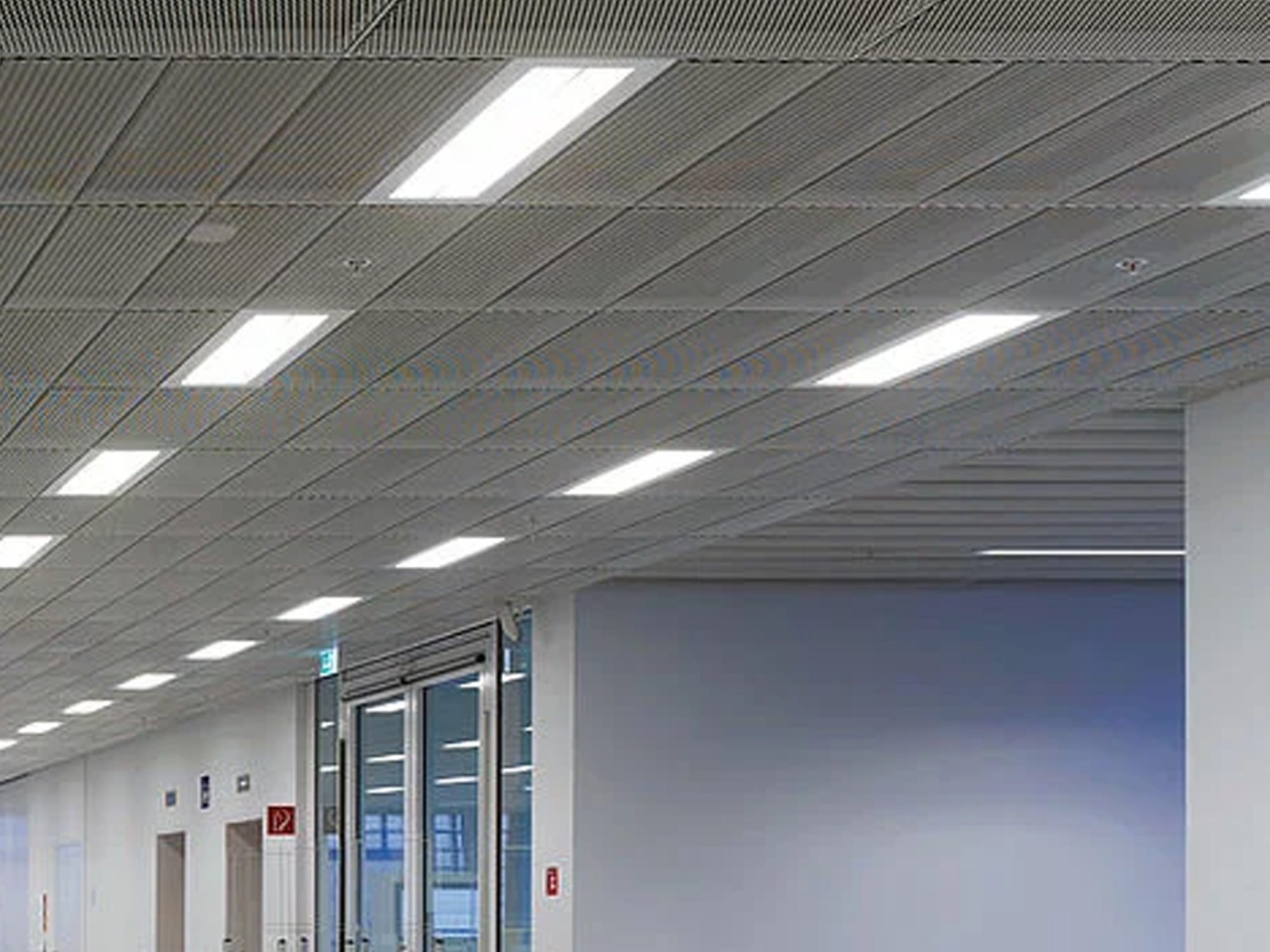 Public library Aluminum Panel Customized Ceiling Baffle Ceiling