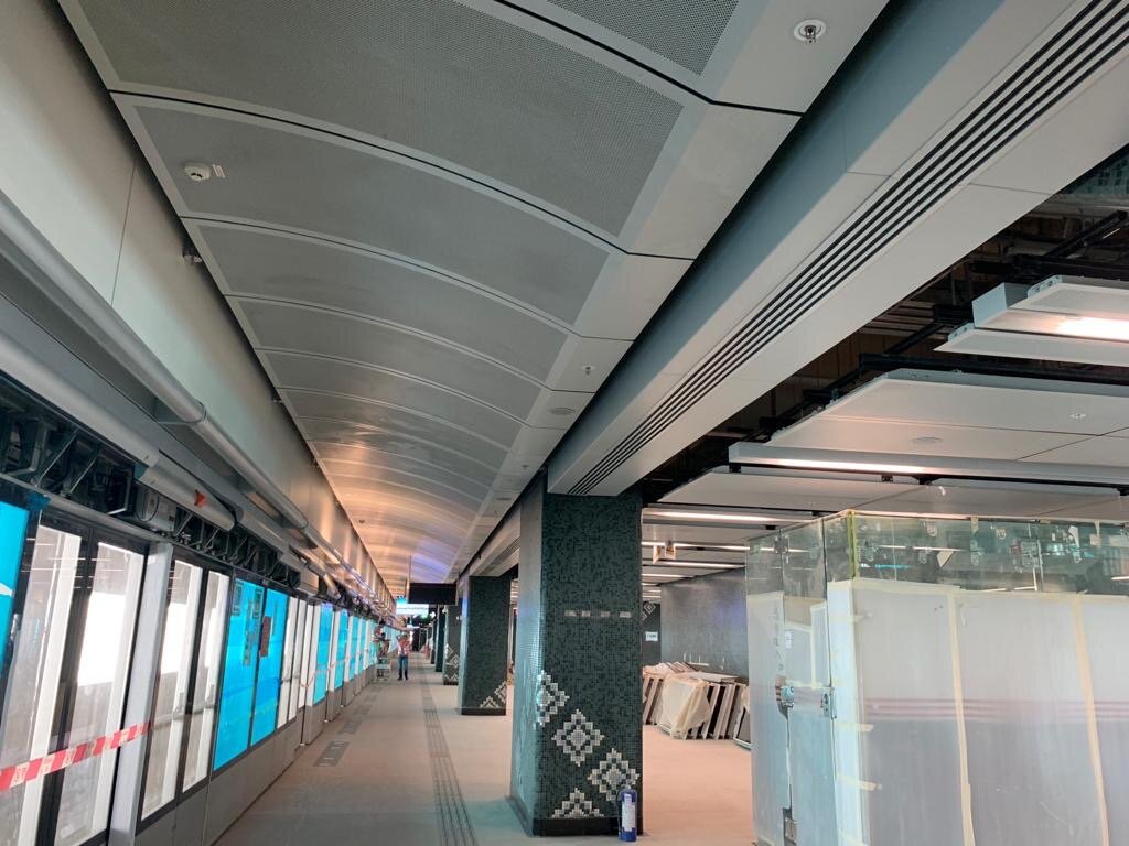 Elevating Hong Kong MRT Diamond Hill Station with Innovative Metal Ceiling Panel