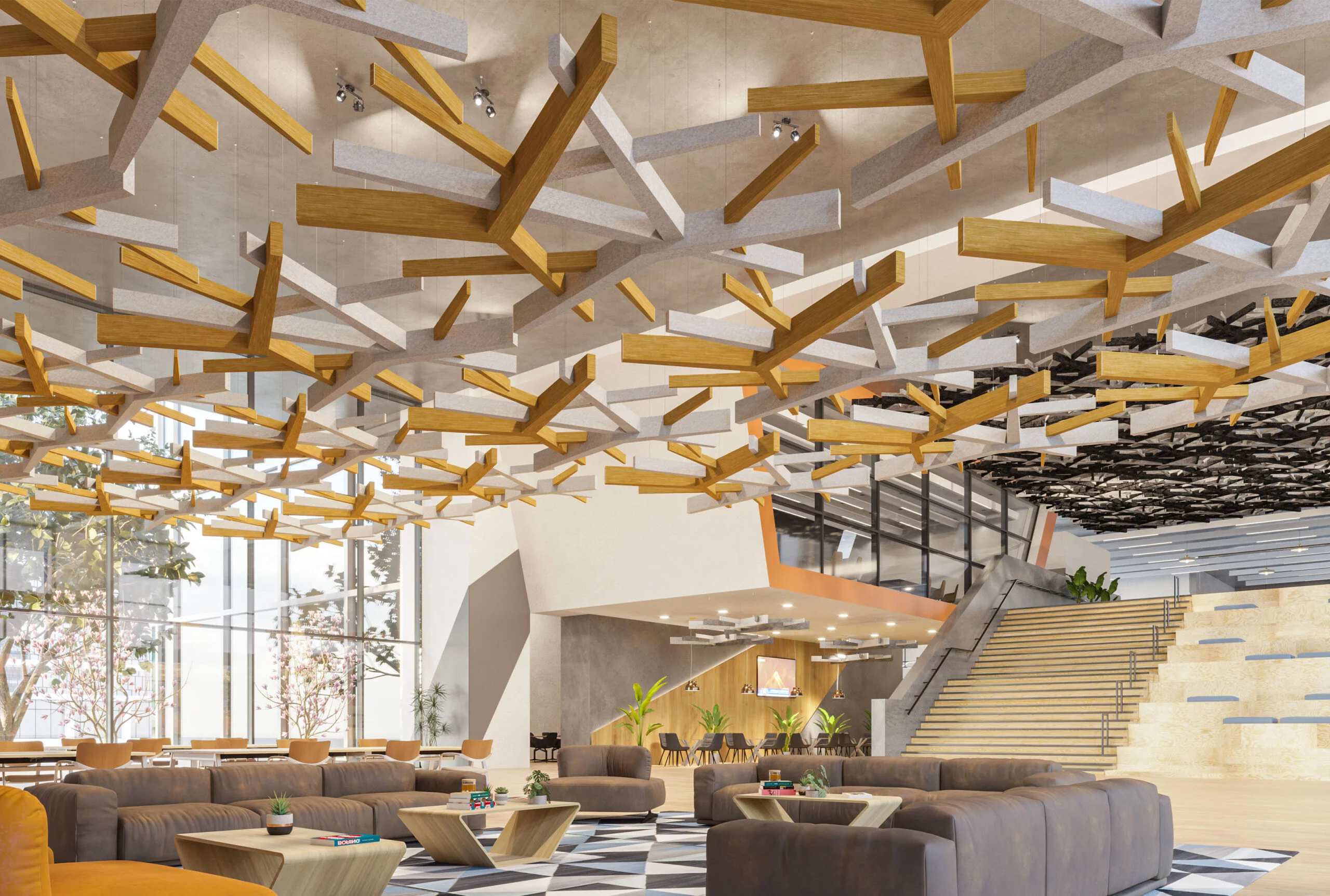 Customizable Shapes of Metal Baffle Ceiling: Elevating Architectural Design