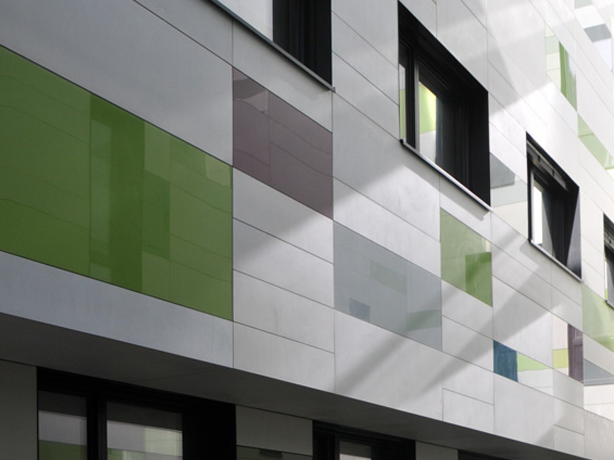 Acm Cladding System Centre Hospitalier Emile Mayrisch Aluminium Wall Cladding Systems Metal ...