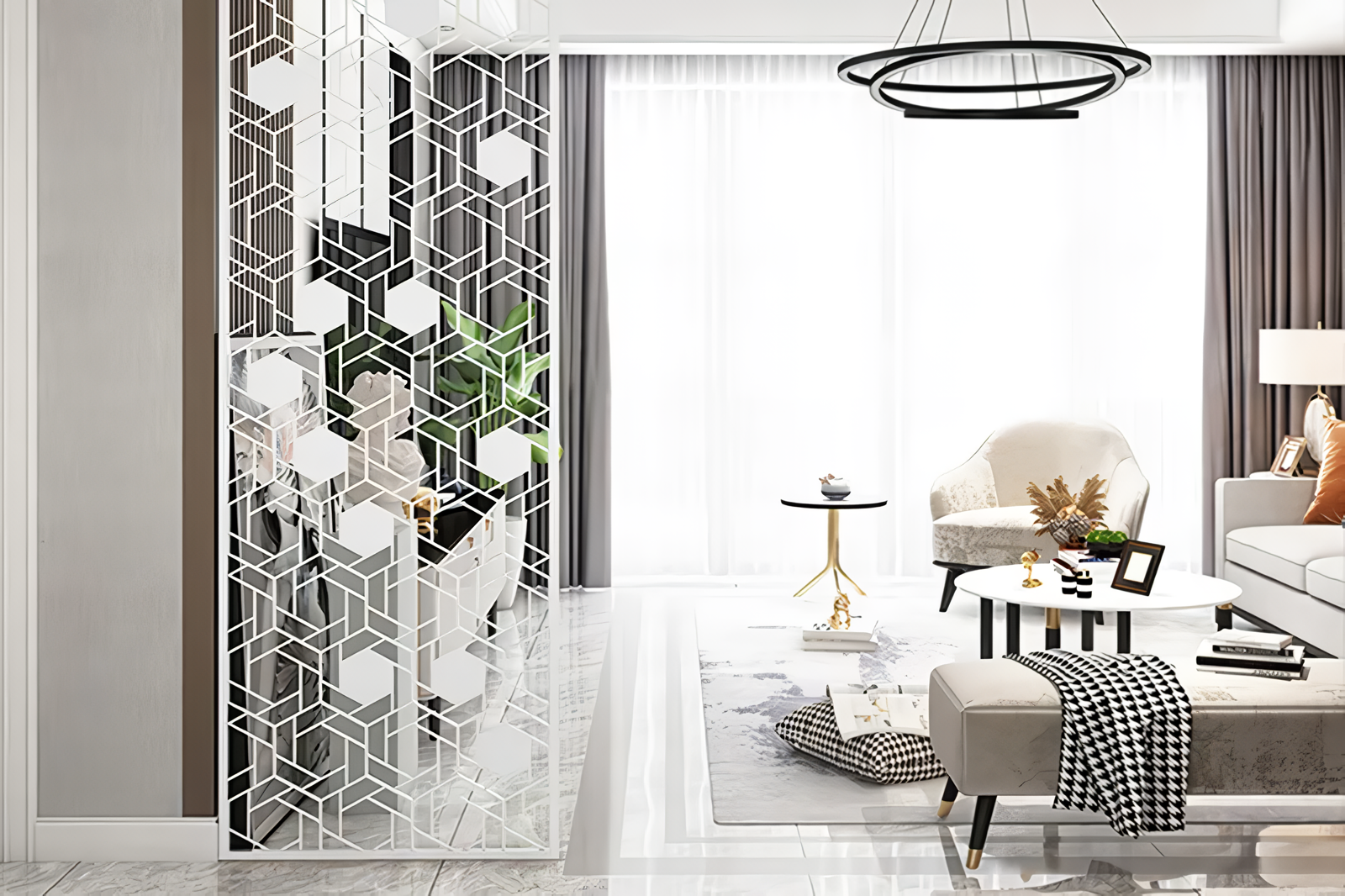 Transforming Your Living Room with Metal Laser Cut Partition