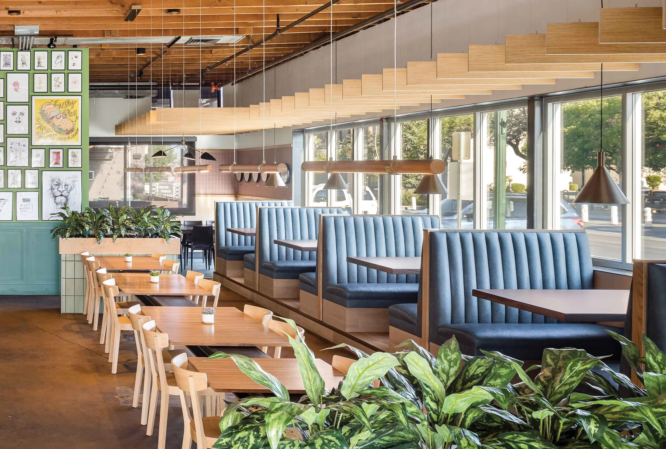 The Dual Benefits of Metal Baffle Ceilings: Style and Acoustics in Modern Dining