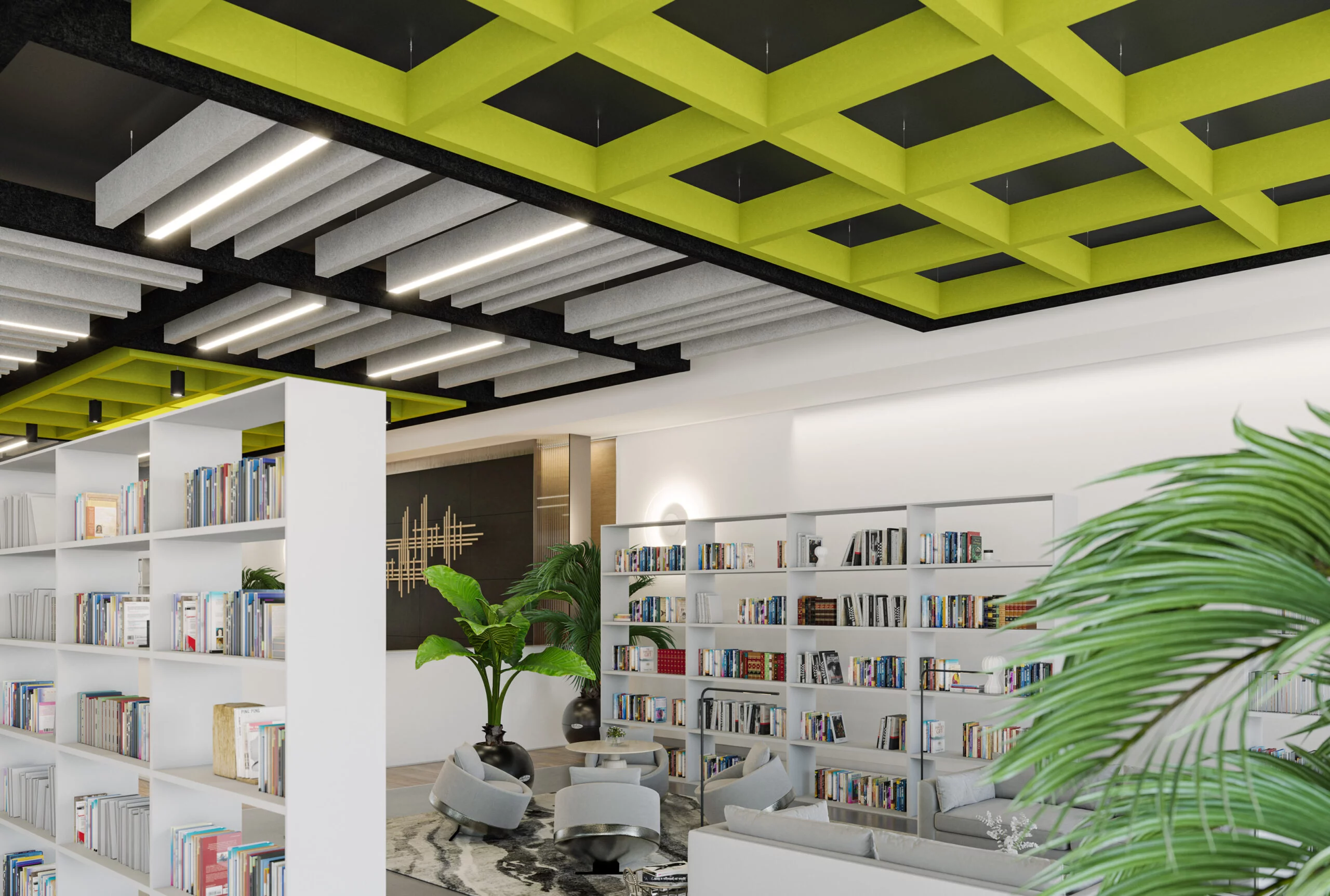 Transforming Public Spaces with Metal Strip Square Tube Ceilings