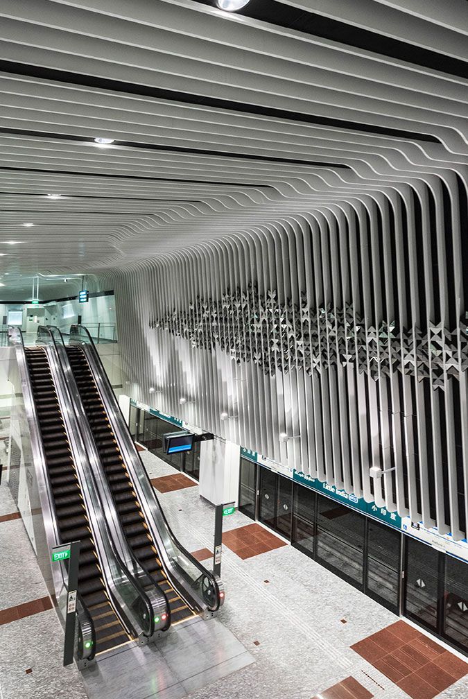 Exploring Jayminton's Project Showcase: Little India MRT Interchange Station on Singapore's Downtown Line