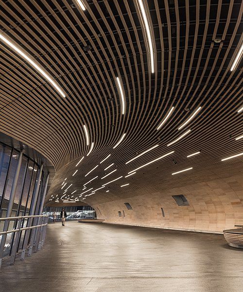 Køge North Station Project: Aluminum Baffle Ceiling Redefining Urban Transit Design