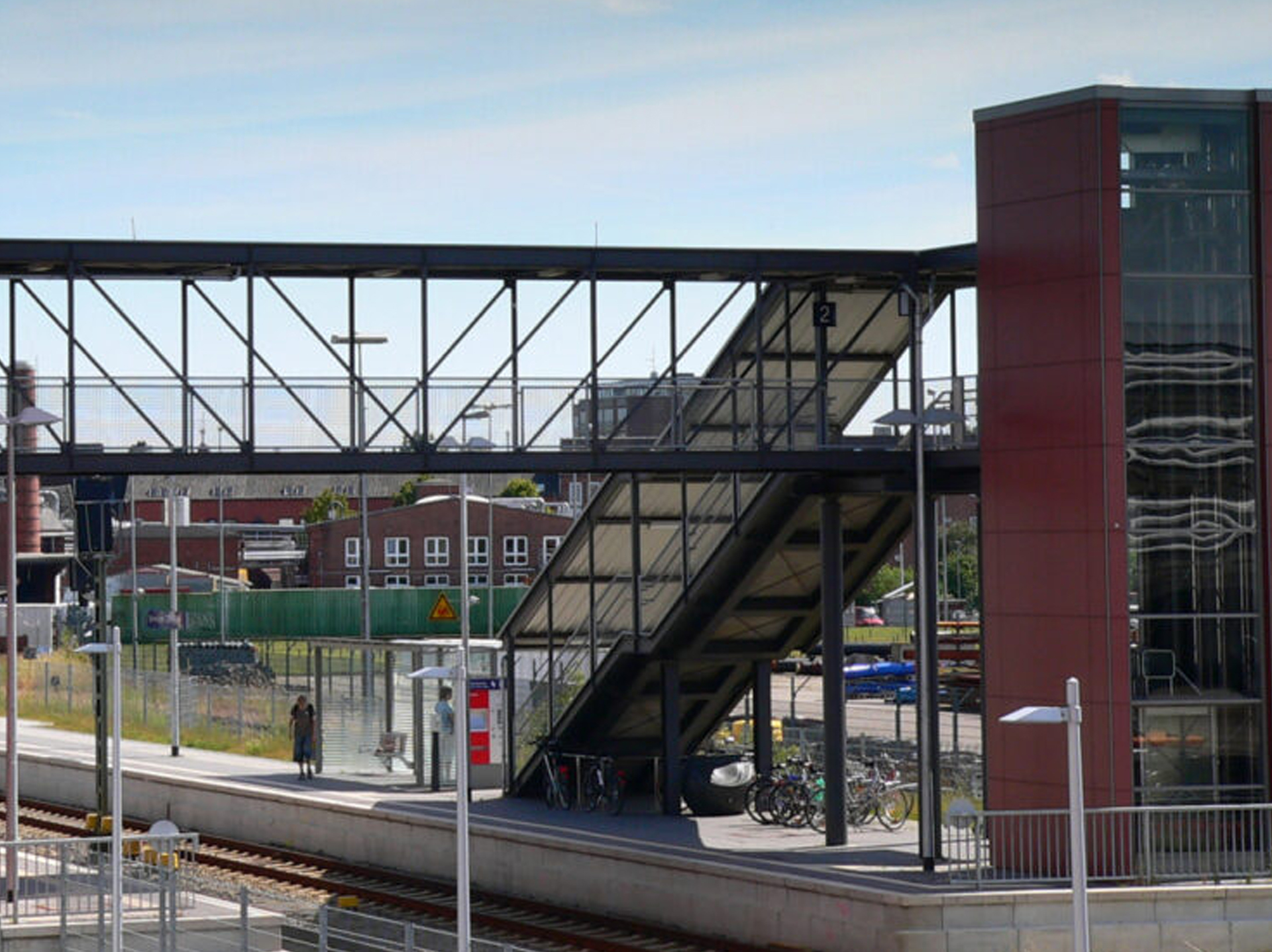 Railway station CITTI-PARK Aluminium Wall Cladding Systems Metal Wall Cladding Acm Cladding