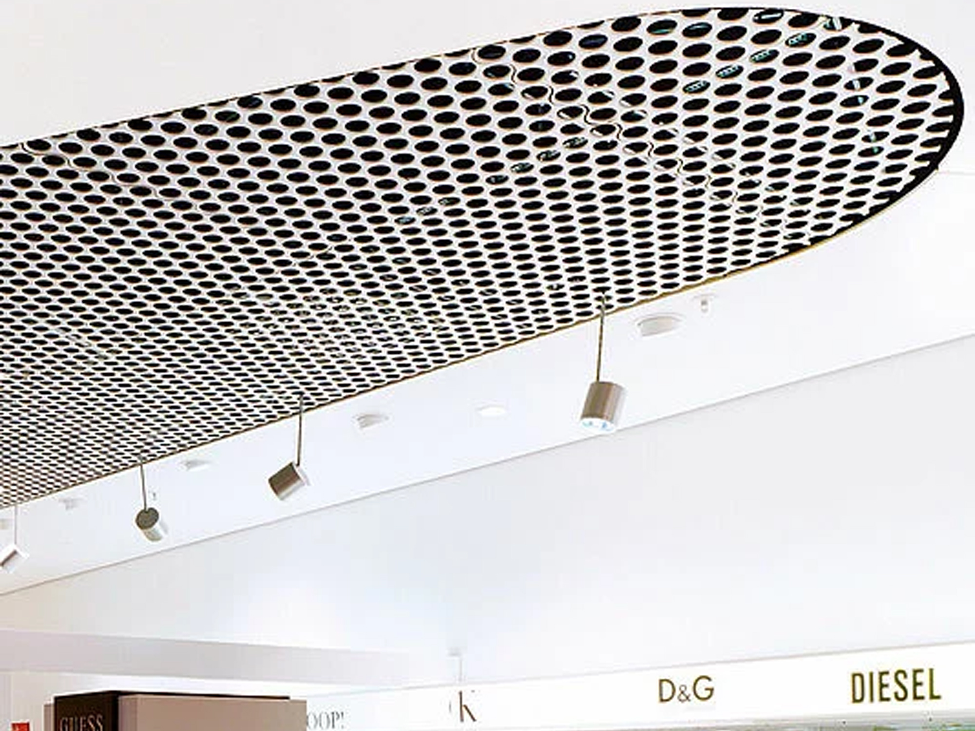 Austria City Center Aluminum False Ceiling Panel METAL PANELS Aluminum Ceiling