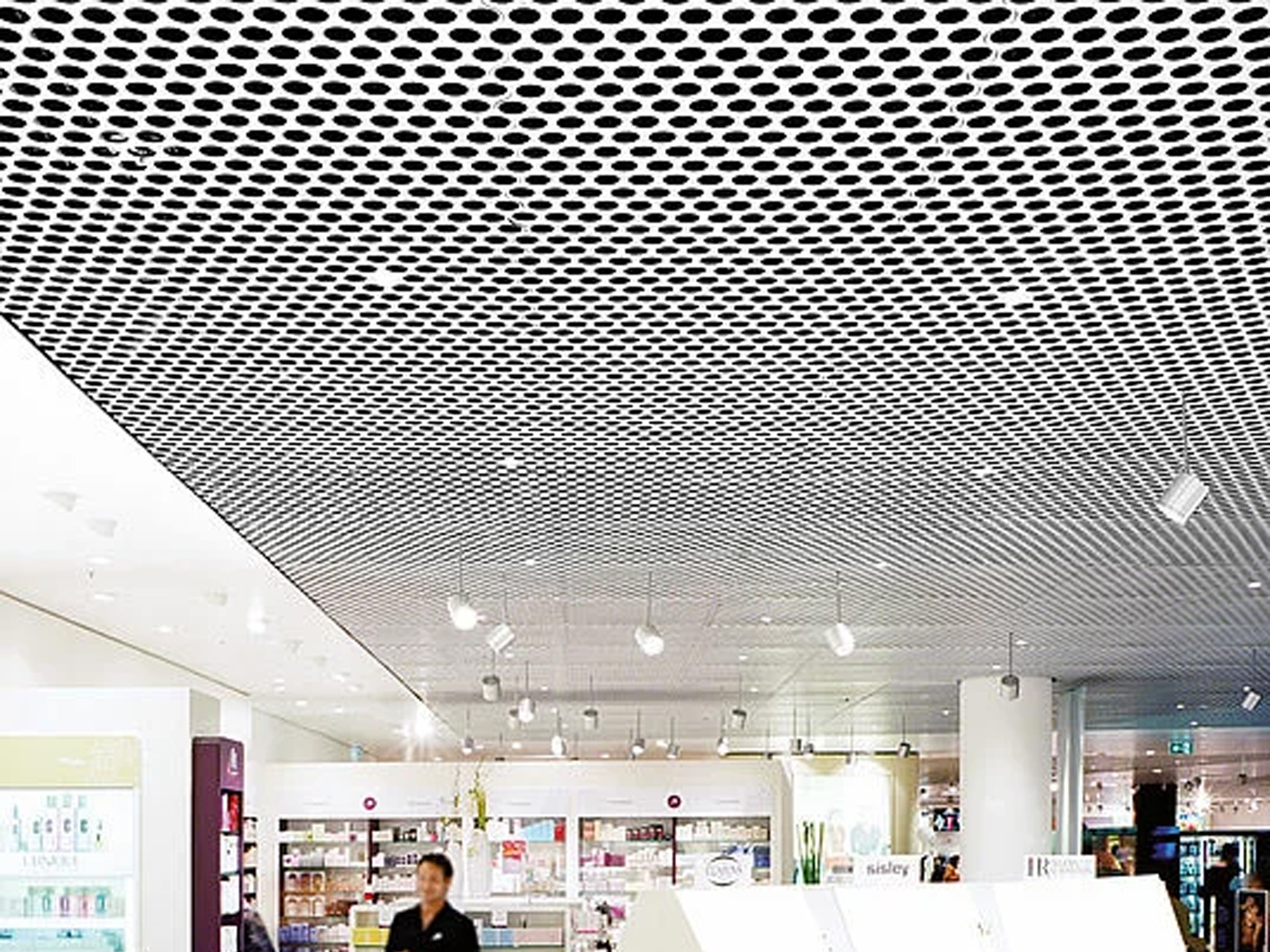 Austria City Center Aluminum False Ceiling Panel METAL PANELS Aluminum Ceiling