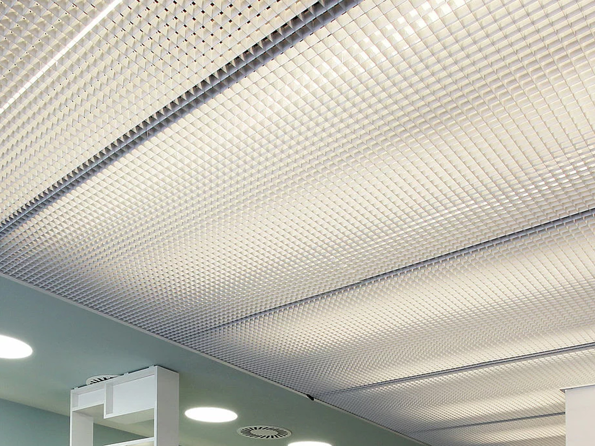 Salon Baffle Ceiling Customized Ceiling Aluminum False Ceiling Panel