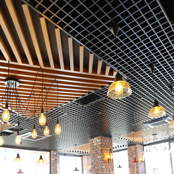 Innovative Design Possibilities with Suspended Perforated Metal Mesh Ceiling Panels