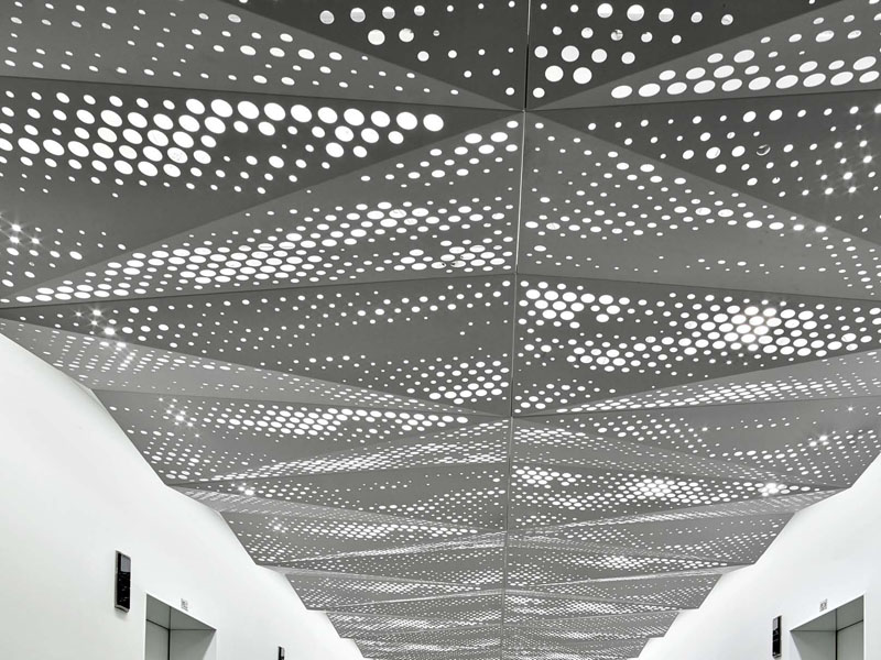 A Fusion of Form and Function: Perforated Metal Ceiling Aluminum Panels in Contemporary Interiors