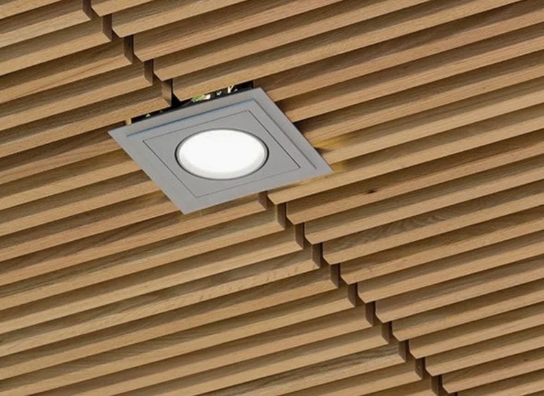 Sustainable Design with ALuminum Strip Ceiling System Metal Baffle Ceiling Panels